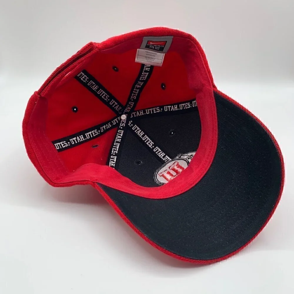 Utah Utes NCAA Red Nike Wool Blend Strapback Hat